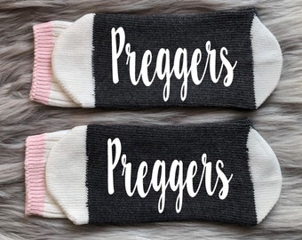 New Mom Gifts-Preggers Socks-Pregnancy Gift-Pregnancy Socks-Baby Shower Gift-Gift for New Mom-Mom Gift-Gift for Mom-Mother's Day Gift