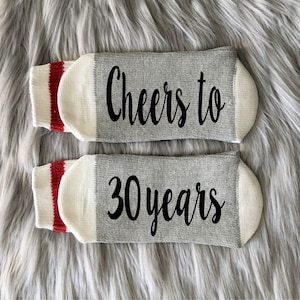 Thirty AF Socks30th Birthday-Birthday Socks-30th Birthday Gift-Best Friend Birthday Gift image 3
