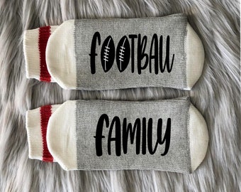 Football Family Socks - Football Socks - Football Gifts - It's Game Day -  Football Season - Football Sundays - Football Lover Gift