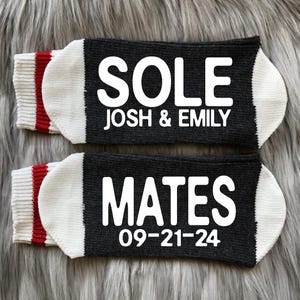 Anniversary Socks - 2nd Anniversary Gift - Couple Gifts - Cotton Anniversary Gift - 2 Years Down Forever to Go Bild 4