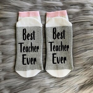 1st Grade-Back to School-Teacher-Teacher Gifts-Teacher Appreciation-Teacher Socks-Gift for Teachers-Teacher Gift Ideas-First Day of School image 9