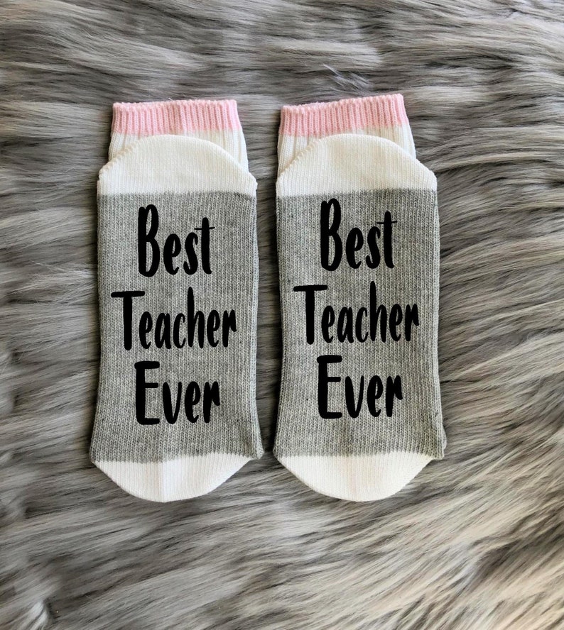 1st Grade-Back to School-Teacher-Teacher Gifts-Teacher Appreciation-Teacher Socks-Gift for Teachers-Teacher Gift Ideas-First Day of School image 9