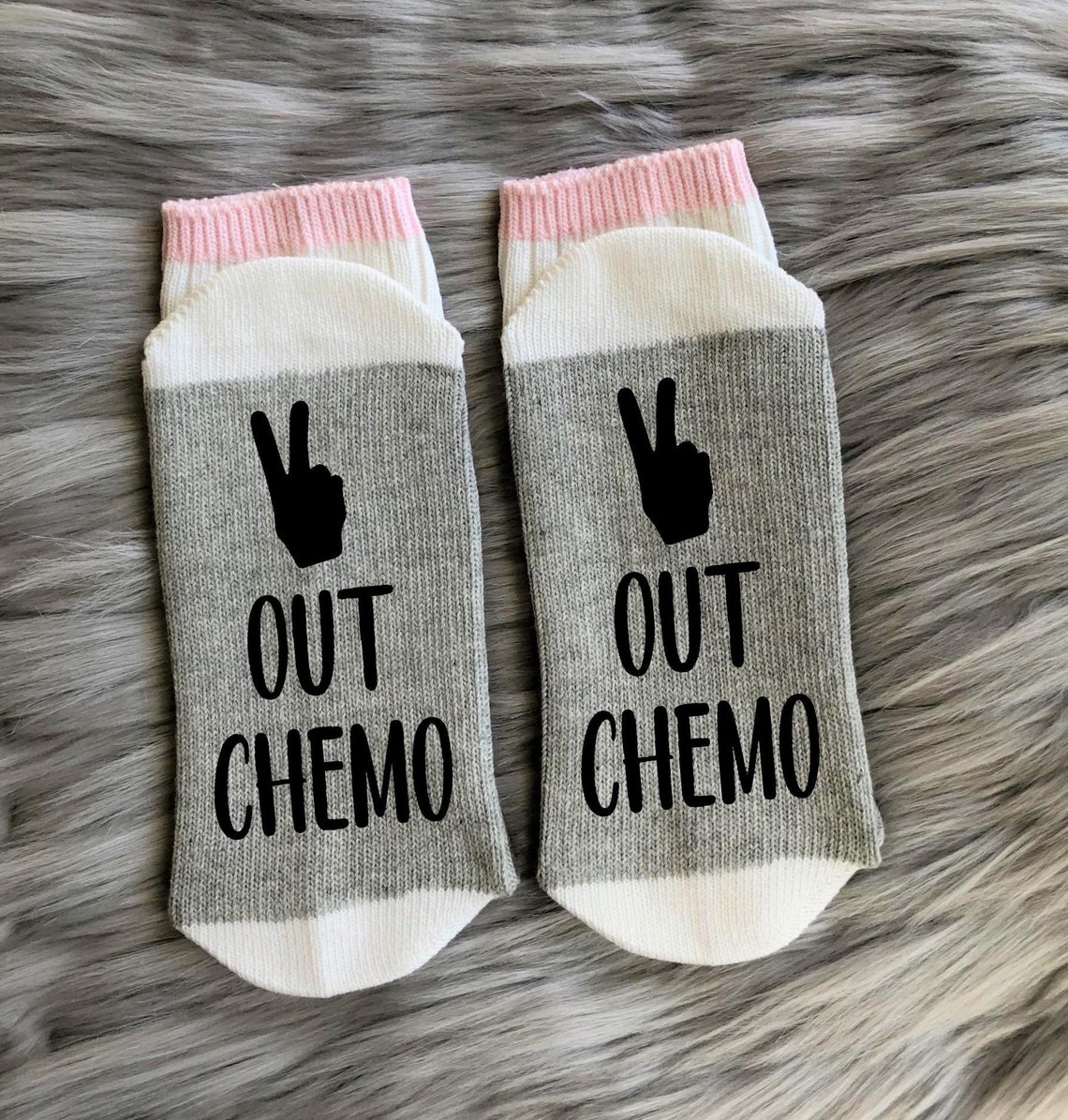 Chemo SocksPeace Out ChemoCancer SocksCancer GiftCancer Etsy.de