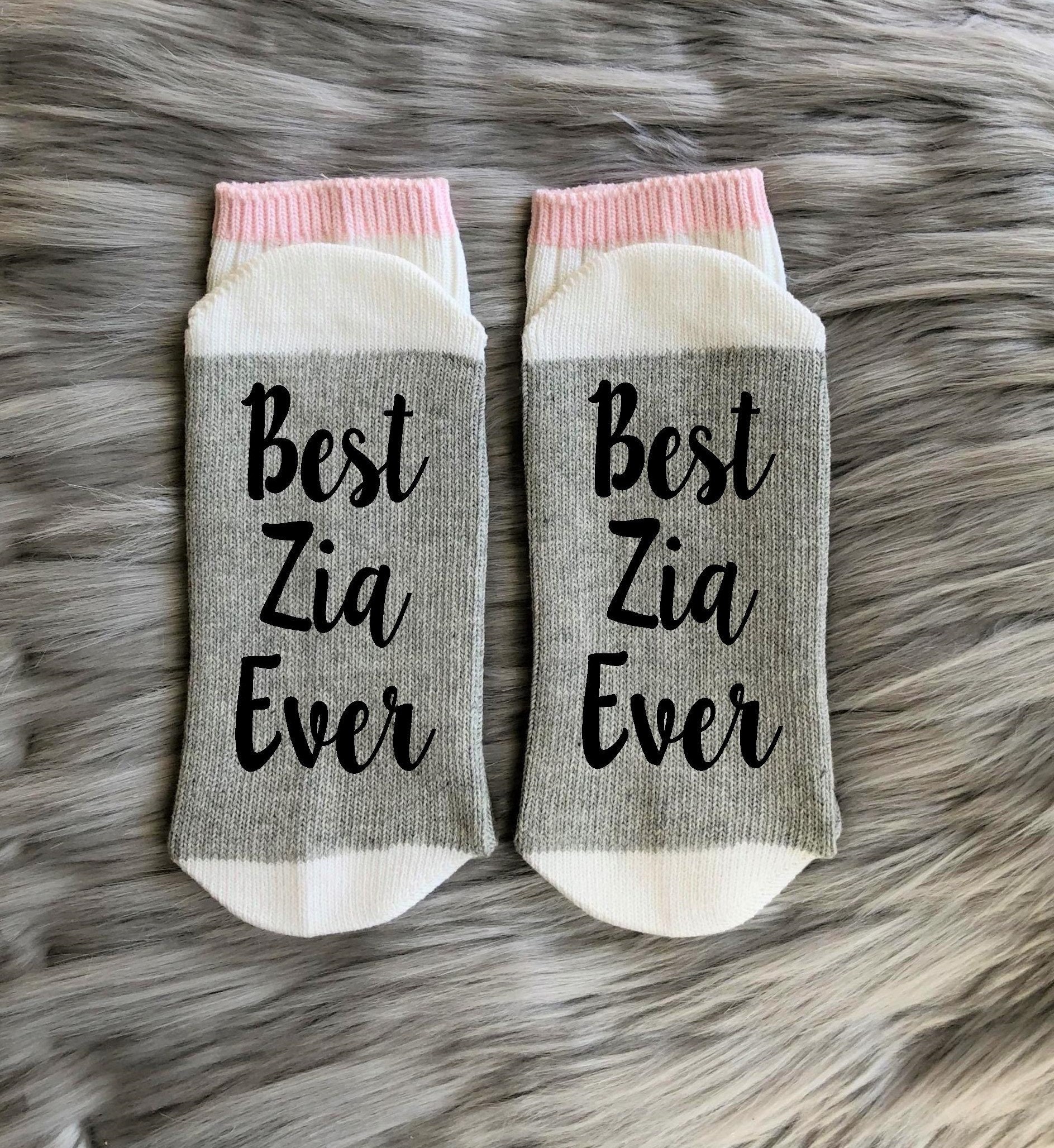 Custom Ziabest Zia Everzia Giftszia Sockszia to Beaunt Etsy