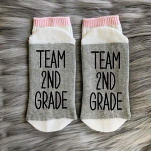 1st Grade-Back to School-Teacher-Teacher Gifts-Teacher Appreciation-Teacher Socks-Gift for Teachers-Teacher Gift Ideas-First Day of School image 4