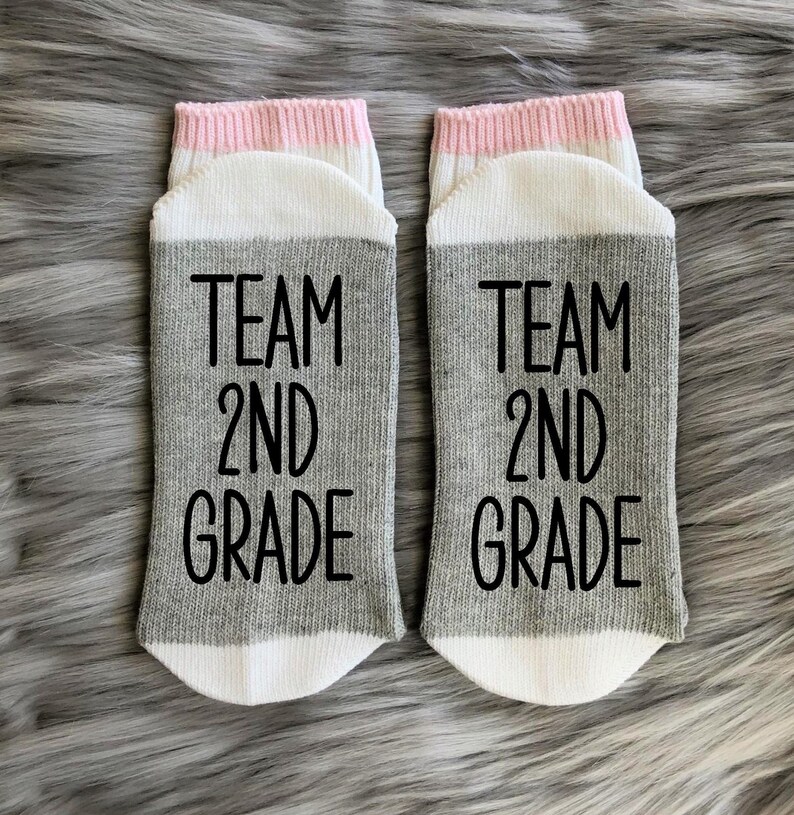 1st Grade-Back to School-Teacher-Teacher Gifts-Teacher Appreciation-Teacher Socks-Gift for Teachers-Teacher Gift Ideas-First Day of School image 4