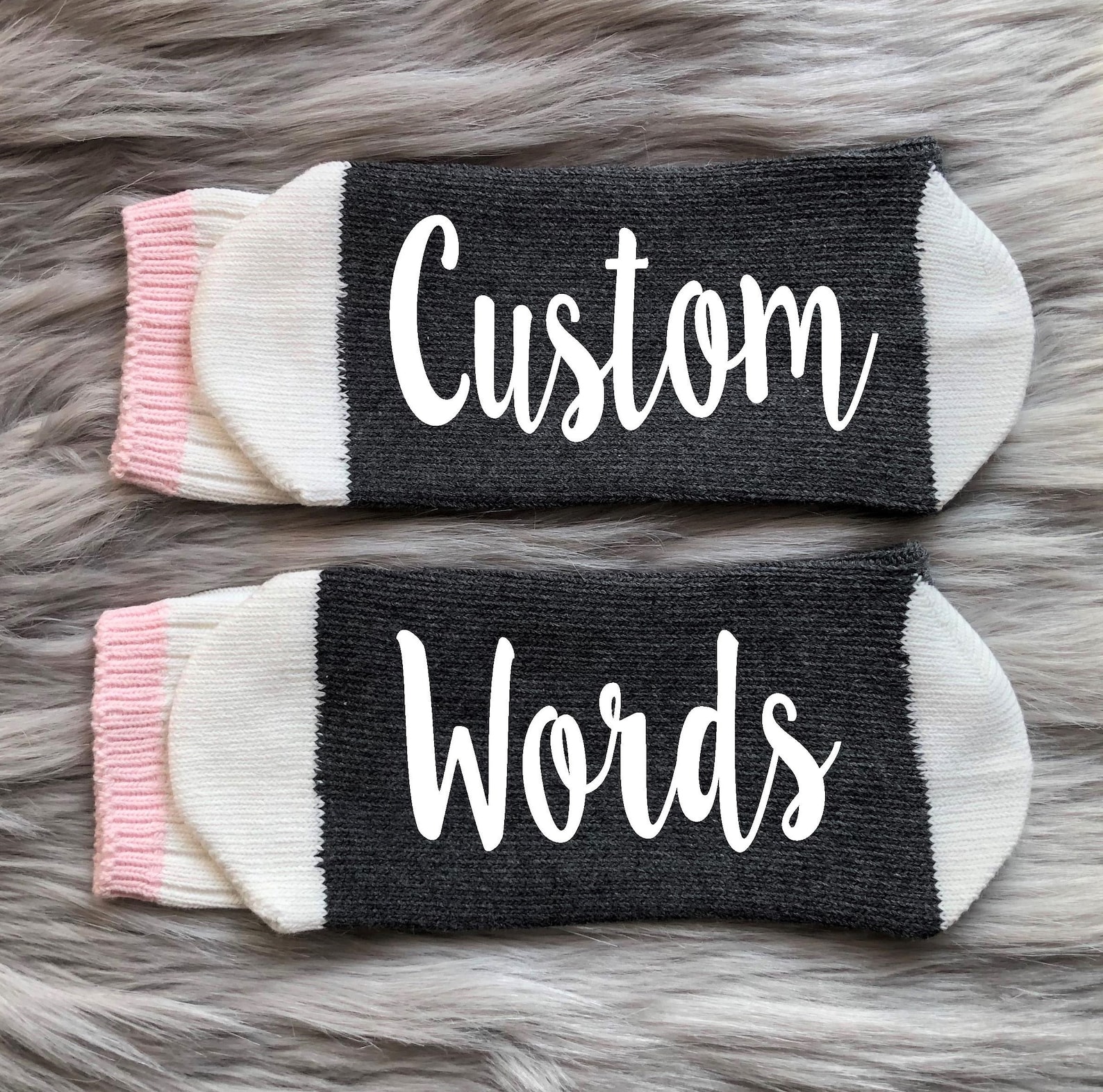 Custom Sockscustom Words Socksword Socksnovelty Sockssocks Etsy