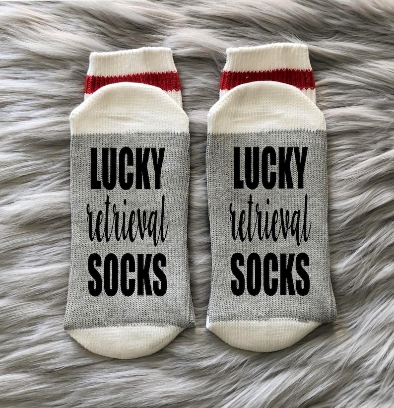 Stick Embie Stick IVF Socks Lucky Transfer Socks-IVF Gifts-Fertility Gift-Fertility Socks-Ivf Transfer-Lucky IVF Socks image 4