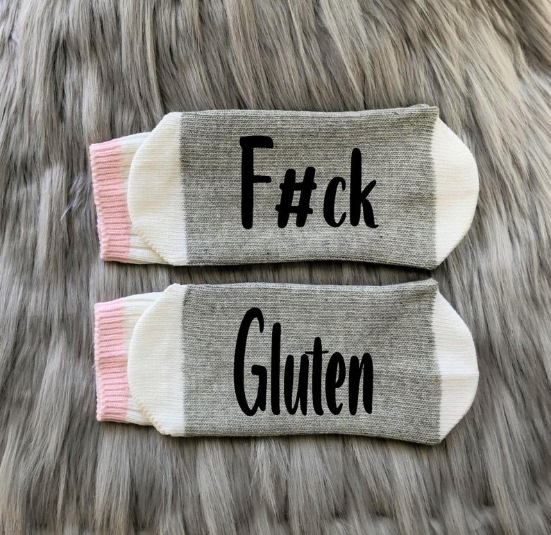 Gluten Free Gits-Socks-Celiac Disease-Celiac Gifts-Gluten Intolerance-Funny Gluten Free-Gluten Free Mom-Gluten Free Sister Bild 7