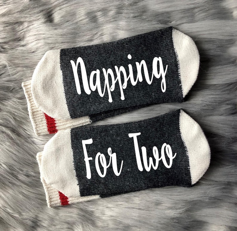 New Mom Gifts-Socks-Sorry I Just Can't Today I'm Growing a Tiny Human-Mom Socks-Mom to Be Gift-Pregnancy-Baby Shower Gift-Gift for New Mom image 5