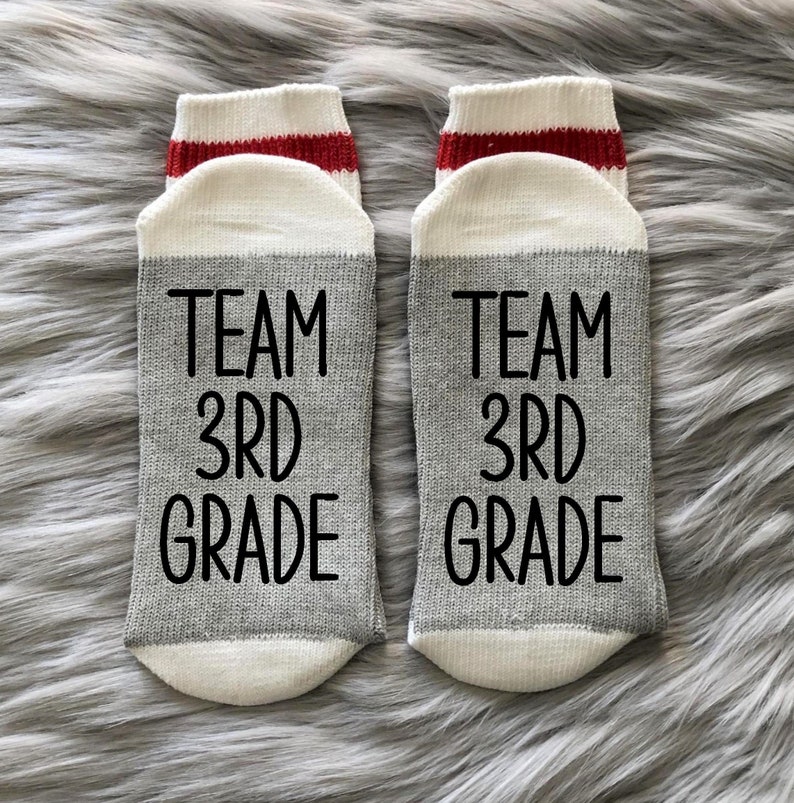 1st Grade-Back to School-Teacher-Teacher Gifts-Teacher Appreciation-Teacher Socks-Gift for Teachers-Teacher Gift Ideas-First Day of School image 3