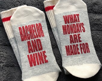 The Bachelor-Wine Socks-The Bachelor Gifts-The Bachelor Socks-It's Wine and Bachelor Time-The Bachelorette-Wine Gifts-Bachelor TV Show