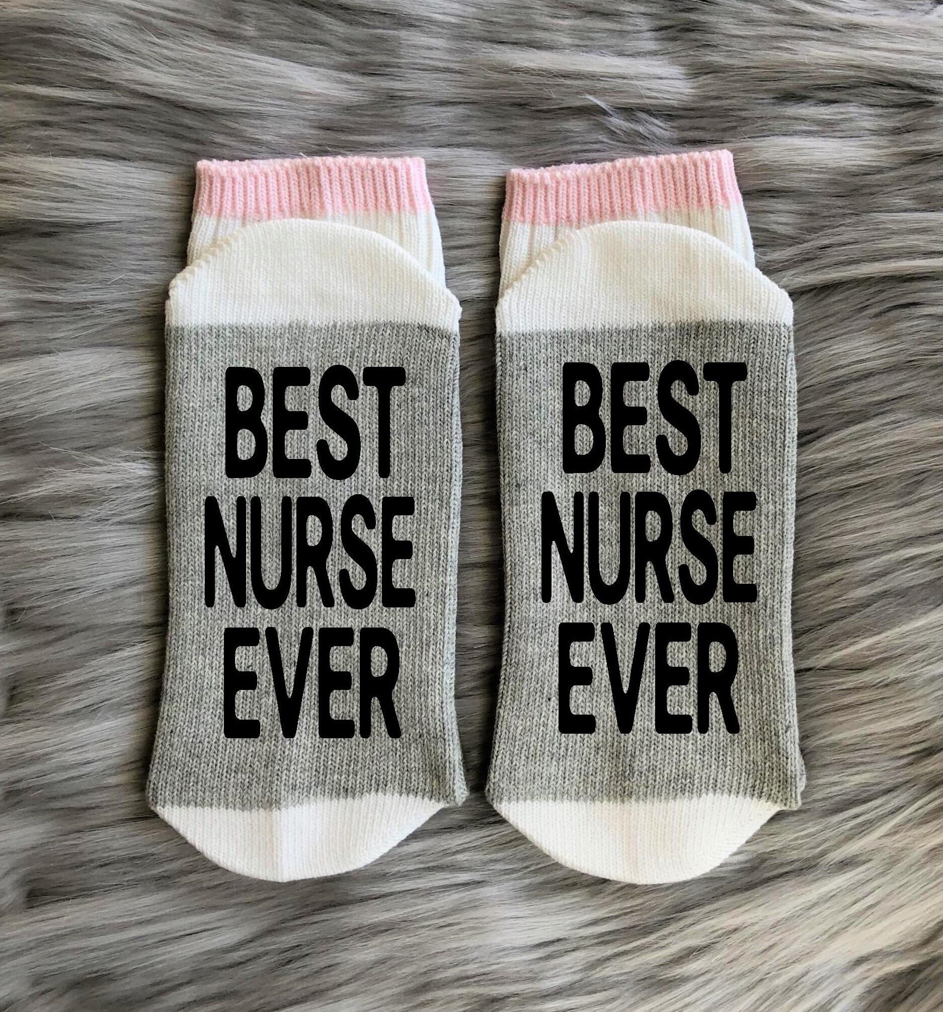 6 pares de calcetines de enfermera para mujer If You Can Read This Nurse  Off Duty Divertidos calcetines unisex para regalo de agradecimiento de