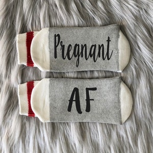 regnant AF Socks-New Mom Gifts-Mom to Be Gift-Pregnancy Gift-Pregnancy Socks-Baby Shower Gift-Gift for New Mom-Mom Gift-Gift for Mom
