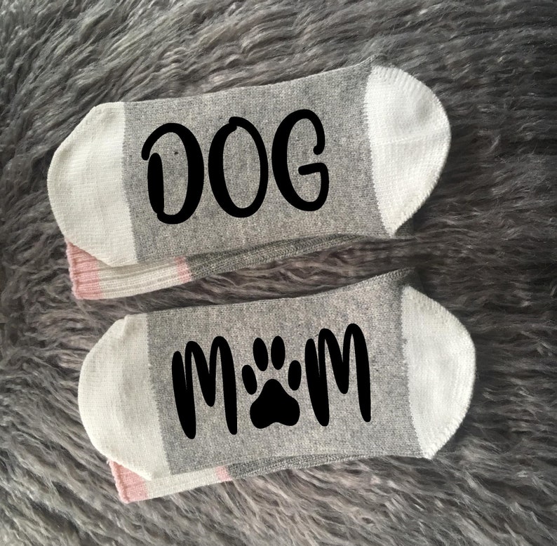 Dog Mom Socks Dog Mom Gifts-Pet Gifts-Dog Lover Gift-Dog Mama-Funny Dog Gifts-Mom Birthday Gift image 2