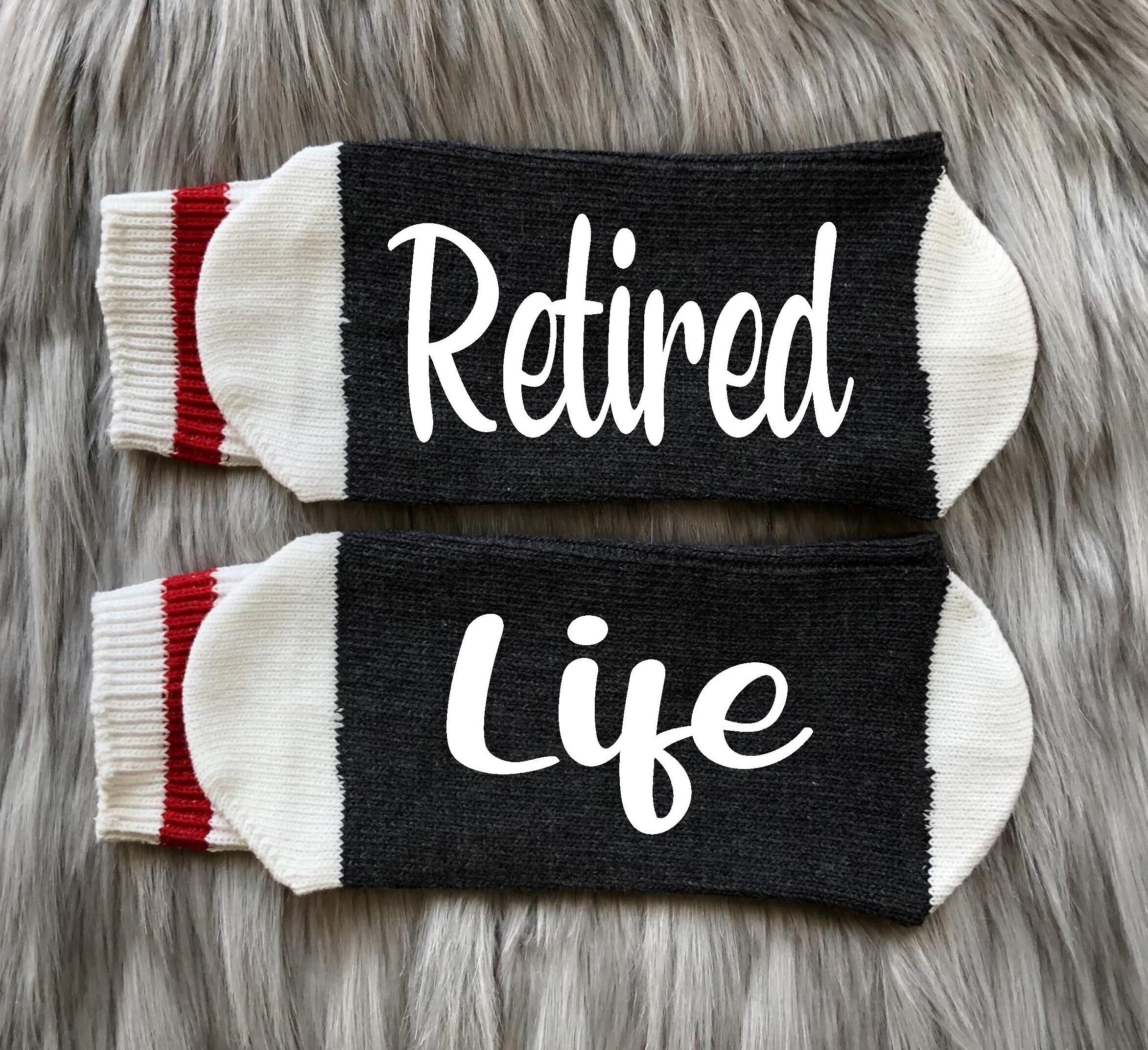 Retirement Socksofficially Retired Presentretired Etsy UK