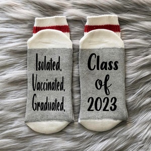 Pandemic Graduation Socks-2023 Grad-Graduation Socks-Class of image 1