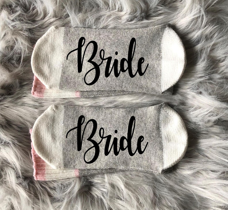 Engagement Socks-bride Gift-bride Socks-fiance Gift-husband | Etsy