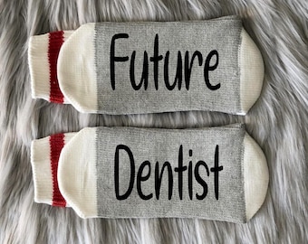 Future Dentist Socks - Dentist est. 2024-Dentist Life-Gift for Dentist-Dentist Appreciation-Dental Student-Dentist Off Duty-Dental Gifts