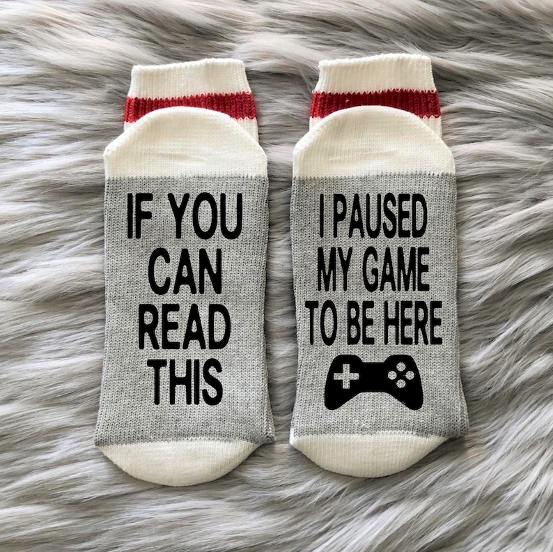 GamingGaming SocksGaming GiftsGamer GiftVideo Game Etsy