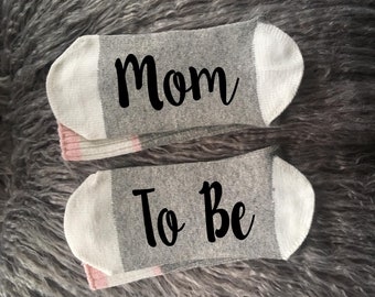 Maman pour être chaussettes - Cadeau de future maman -Maman pour être cadeau-Cadeau de baby shower-Cadeau de grossesse-Cadeau de nouvelle maman-Cadeau pour maman-Cadeau de maternité