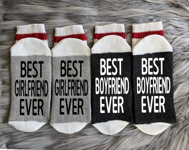 Calcetines "Forever To Go" de 2 años - Calcetines de aniversario - Aniversario de algodón - Regalo de aniversario para parejas - Regalo de aniversario de boda imagen 7