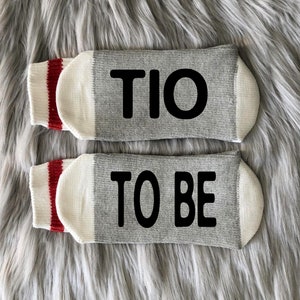 Tio to Be Socks-Best Tio Ever-Tio Gifts-Tio Socks-Uncle Gifts-Tio Squad-Tio Announcement-Tio Birthday Gift-New Uncle-Brother In Law Gift