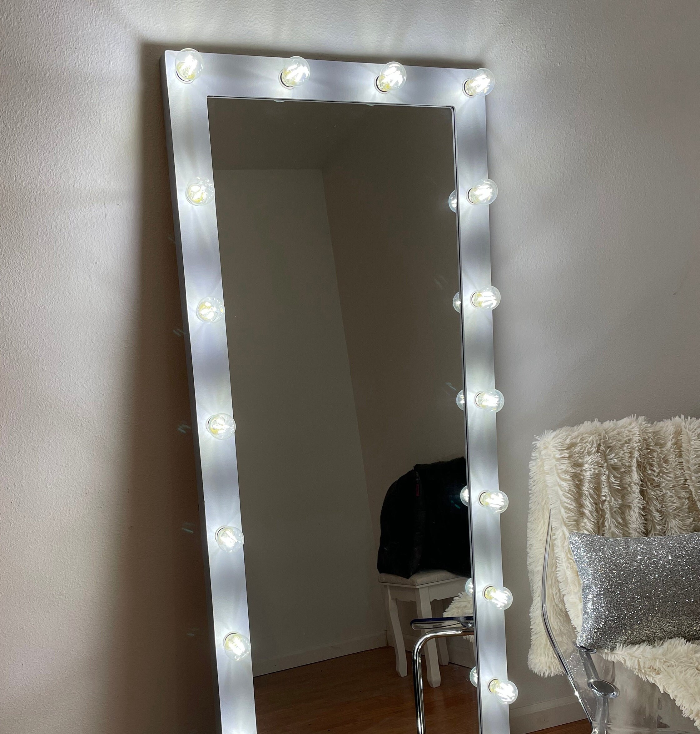 Full Body Vanity Mirror With Lights 60 X 24 Bluetooth With Etsy