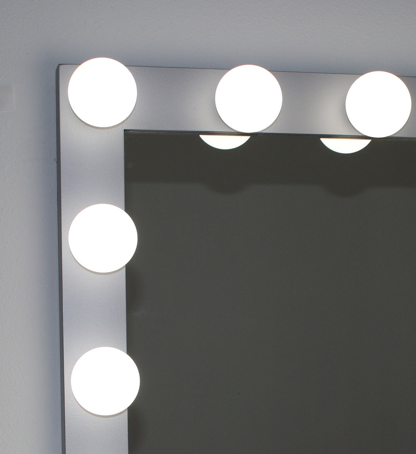 Bluetooth Vanity Mirror With Lights and USB 24 X 24 Made in Etsy