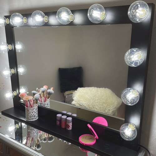 Bluetooth XL Vanity Mirror With Lights and USB 40 X 28 Made Etsy