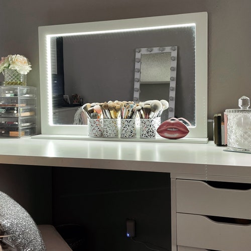 Rose Gold Vanity Mirror With Lights 24 X 24 Made in the USA Etsy