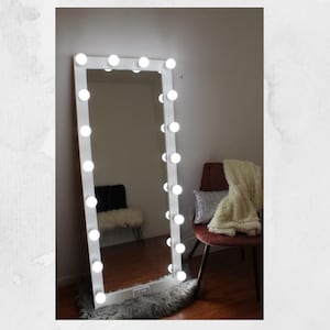 Full body vanity mirror with lights 60 x 23 - Made in the USA