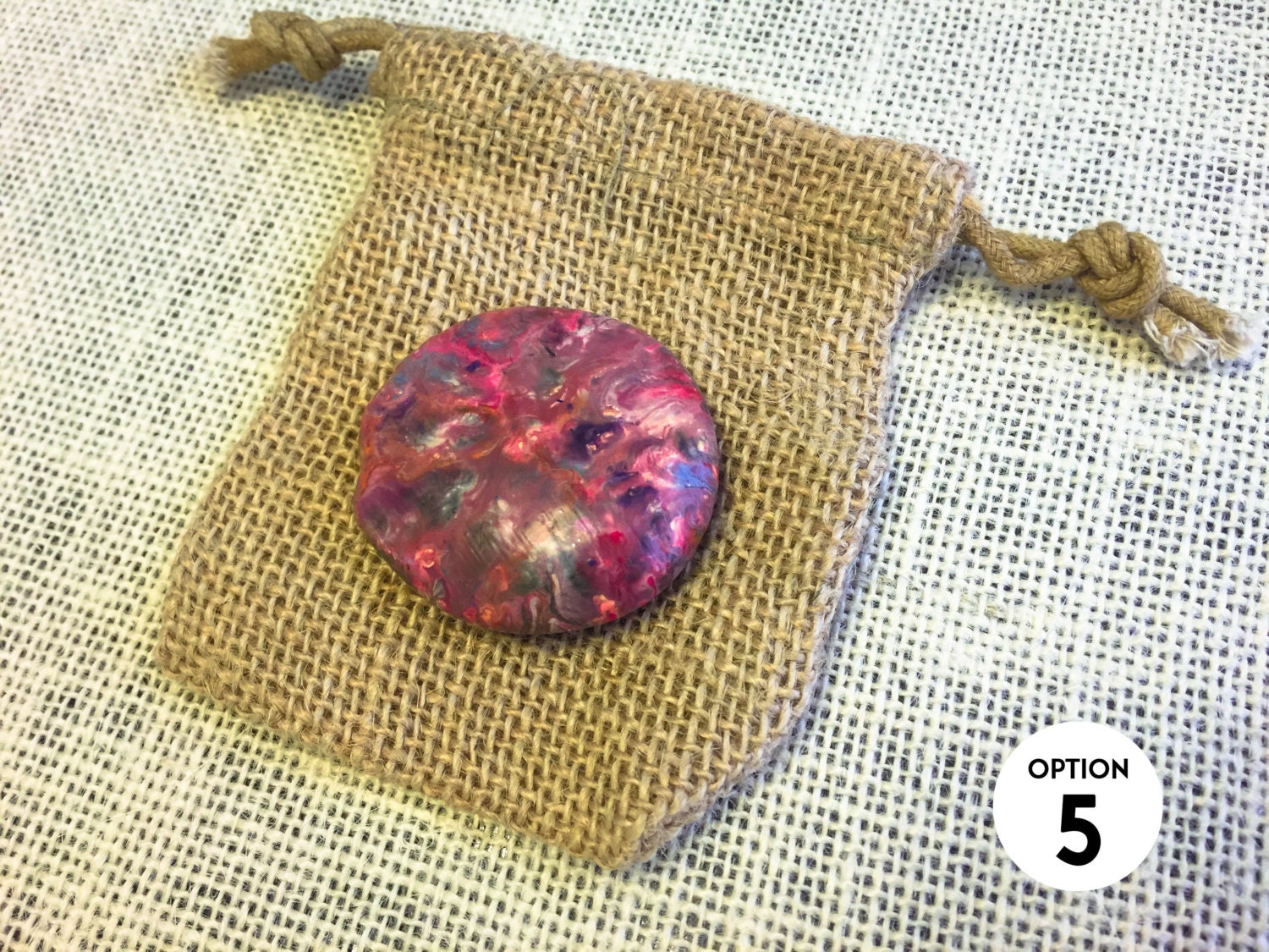 thumbnail interactive-video image 1 of Handmade River Stone Paperweight - Natural Flat Rock Desk Decor & Office Accessory 1 of 9