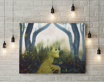 森の精霊 // A5 プリント 5x8 - Etsy 日本