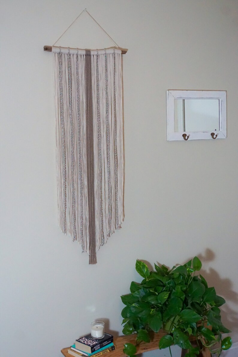 Large Wall Hanging Yarn Art Braided Tapestry Home Decor Handmade