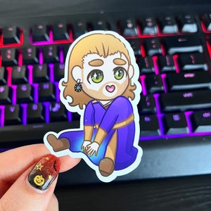 Baldur's Gate 3 - Sticker mignon coup de vent - Chibi Gale
