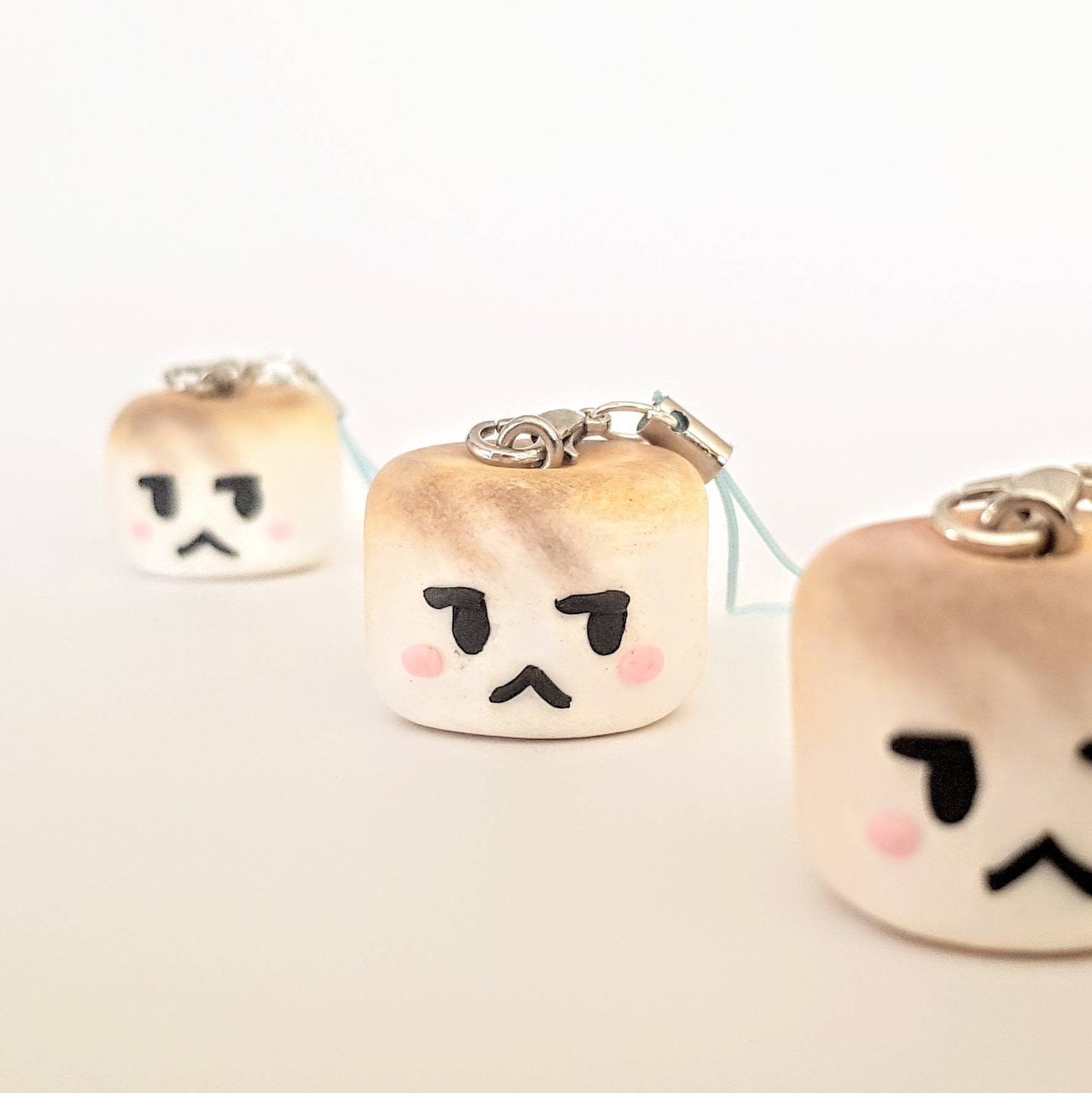 Marshmallow Marshal Charm Animal Crossing New Horizons Etsy