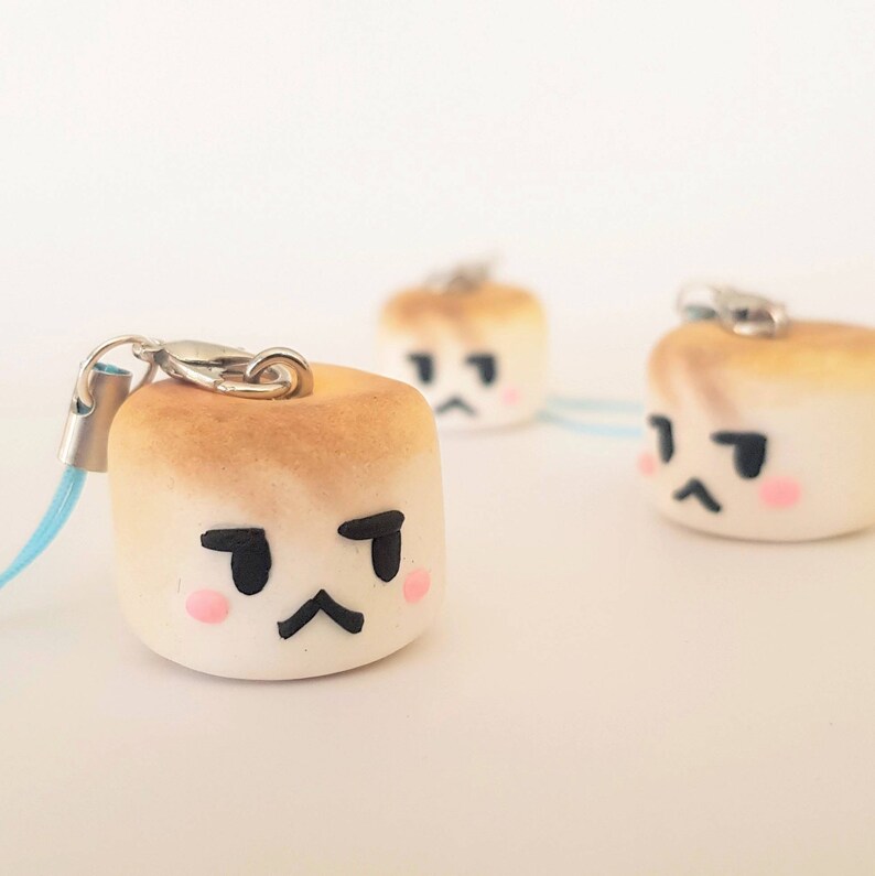Cute Kawaii Marshal Marshmallow Charm Animal Crossing New Etsy