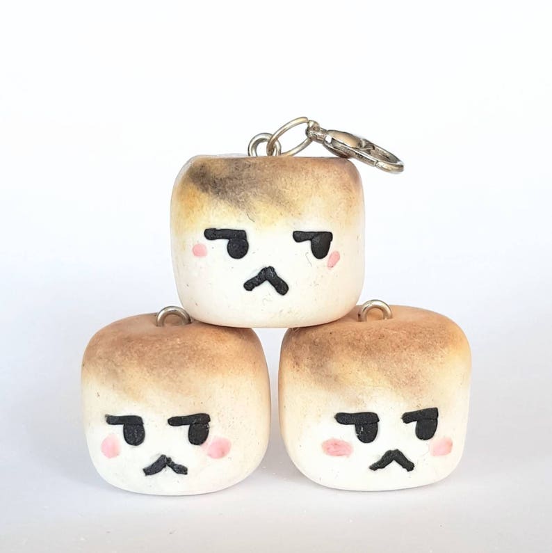 Marshmallow Marshal Charm Animal Crossing New Horizons Etsy