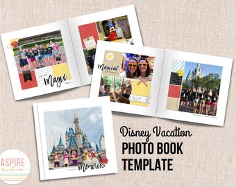 Vacation Photo book Template, Digital Scrapbook, Instant Download
