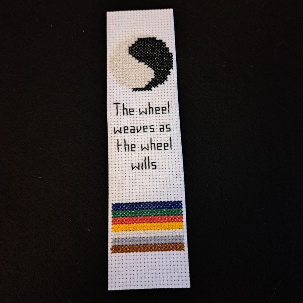 One of a kind special Wheel of Time bookmark with extra sparkle aes sedai ajah amyrlin seat amyrlin's stole