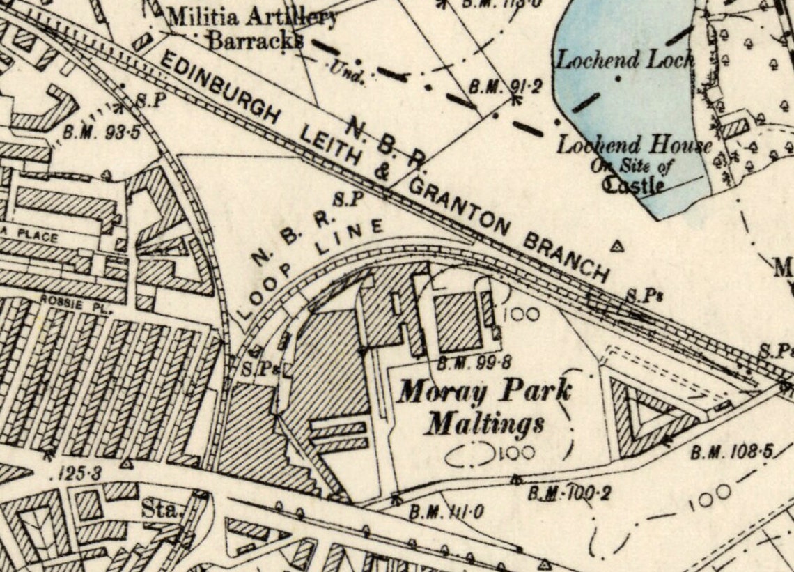 1897 Map Scan Edinburgh Scotland UK Highresolution Scan Etsy