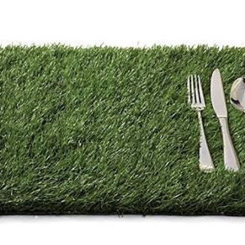 Set of 6 Artificial Grass Placemats 12x 18 Etsy