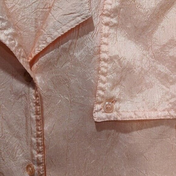 Vintage 80s Diane Von Furstenberg Lapel Button Up… - image 10