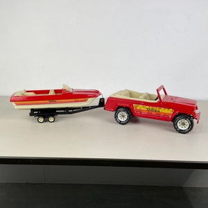 Tonka truck and boat online