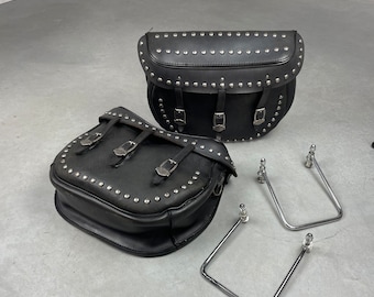 Vintage H-D Saddle Bags - 1990s Harley Davidson Motorcycle