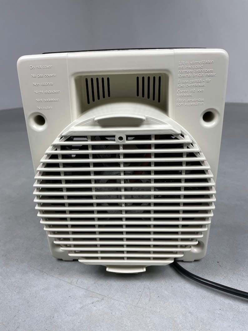 Vintage 1980s Philips HD3255 Fan Heater 2KW 220 Volt Retro 80s Dutch ...