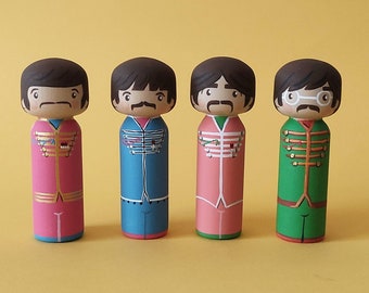 VINTAGE PVC FIGURES The Beatles Emirober 60s Beatlemania Sealed SET B EUR 19,90 - DE