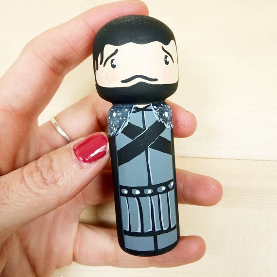 kokeshi peg dolls