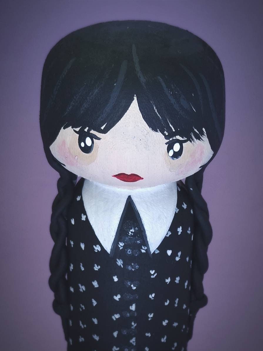 Tutoriel de Crochet Mercredi Addams- amigurumi. 99 % sans couture  d'assemblage